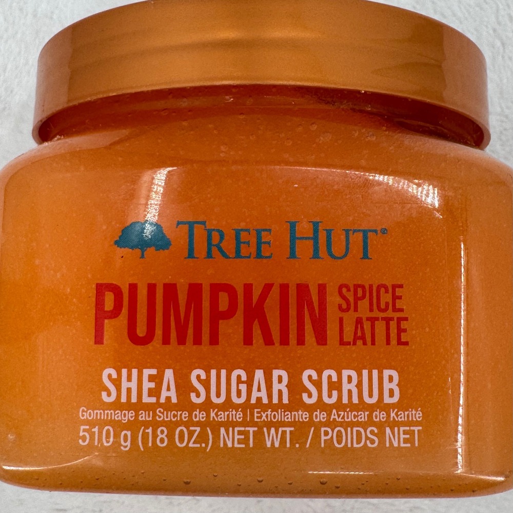 Tree Hut Pumpkin Spice Latte Shea Sugar Scrub Limited Edition 18oz Exfoliator